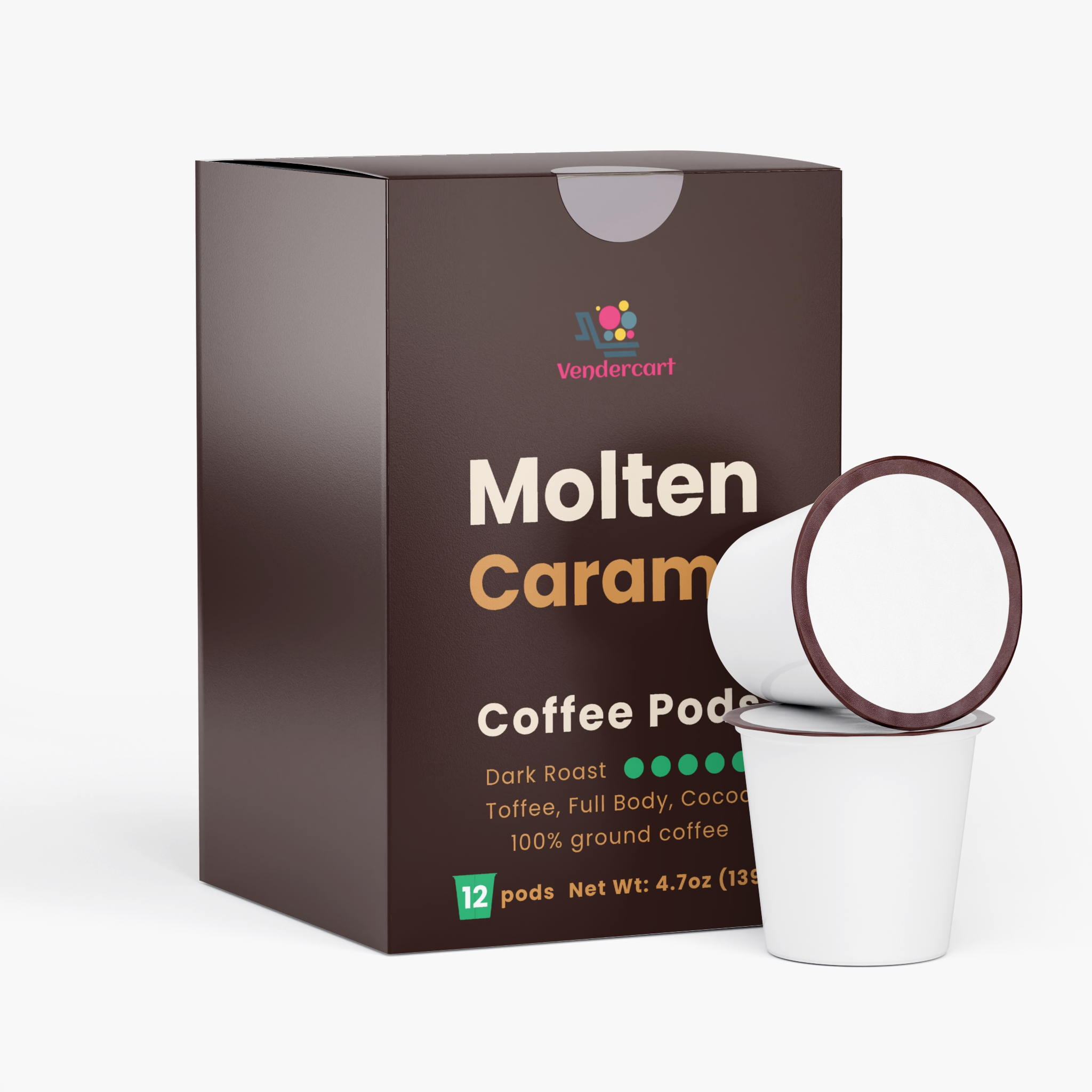 Molten Caramel Coffee Pods (Dark Roast)