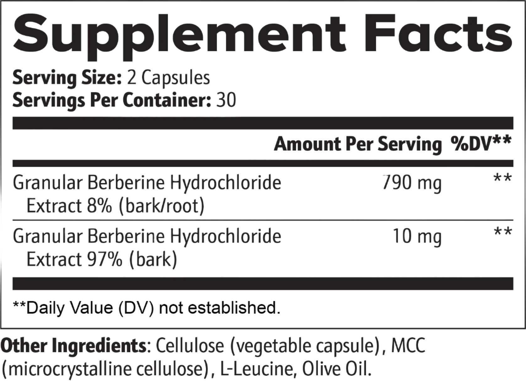 Berberine Vendercart