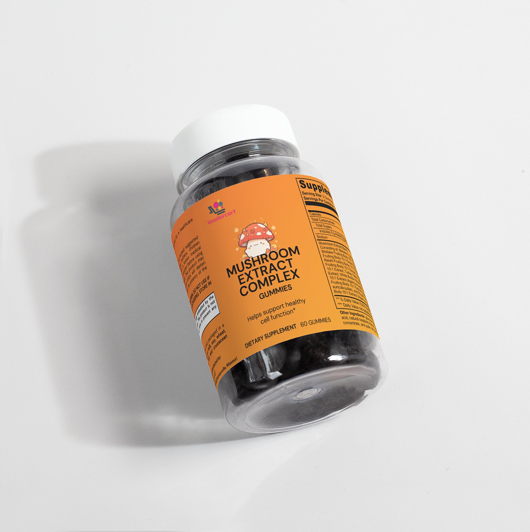 Raspberry Mushroom Gummies Extract Vendercart