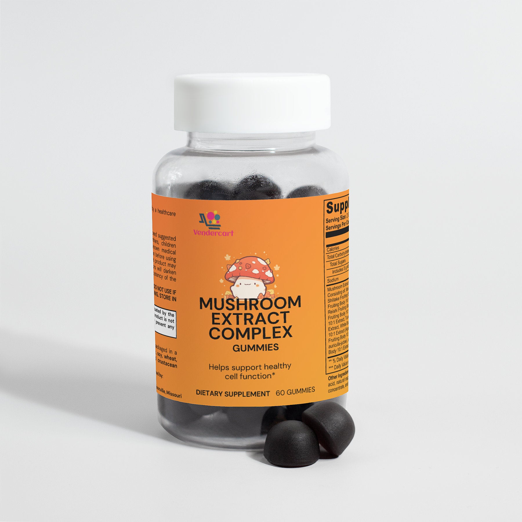 Raspberry Mushroom Gummies Extract Vendercart